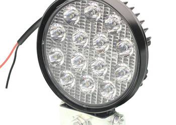 LAMPA ROBOCZA LEDOWA OKRĄGŁA, 14 LED 12-80V, FI 112MM, GRUBOŚĆ 47MM