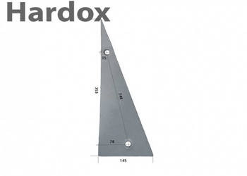 Pierś HARDOX 1462298/P części do pługa DOWDESWELL