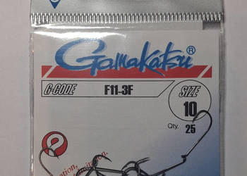 Wędkarskie Haczyki Gamakatsu G-Code F11-3F nr 10 sztuk 17