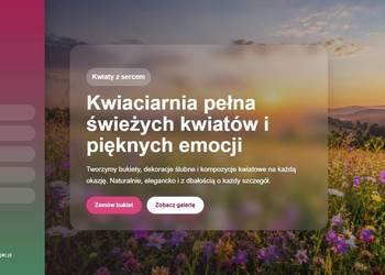 Różany Zakątek – Nowoczesna Strona WWW dla Kwiaciarni / Salonu