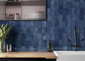 płytki ścienne cegiełki blue 6,5x20 nowość połysk Classico