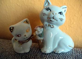 Kotek Figura porcelana tylko duży 8 cm