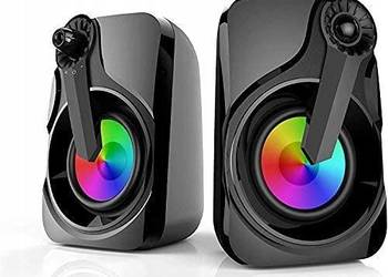 Głośnik RGB Stereo x2 do gier 2x 3W czarne