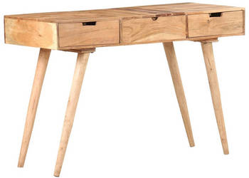 Toaletka z lustrem 112x45x76 cm lite drewno akacjowe WM-323590