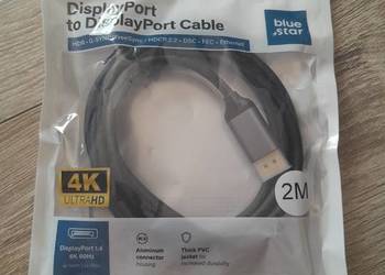 Kabel Display Port do Display Port 1.4 Blue Star 4K 144Hz - High Speed, HDR