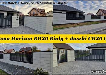 Bloczek gładki nowoczesny Joniec Roma Horizon BIAŁY od ręki