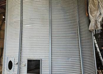 Silos zbożowy 150-180 ton w Ocynku Gruba Blacha oraz Żmijki nie lejowy Bin