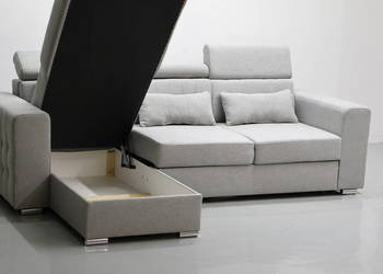 scu NAROŻNIK funkcja spania pojemnik Avra 16 regulowane oparcie SOFA KANPA
