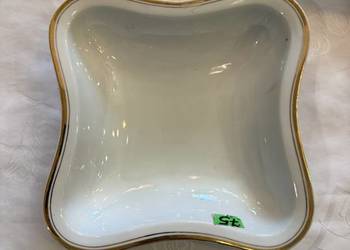 Salaterka porcelanowa Gräf & Krippner Selb Bavaria, złocenia