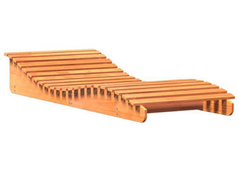 Leżak woskowy brąz 205x80x315 cm lite drewno sosnowe WM-844653