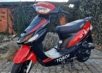 Zadbany skuter Toros El Rio 50 4t 2016r 2wł 3498km 65km/h