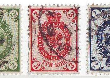 Rosja Mi 29 - 31, 3, 4 kas 1884