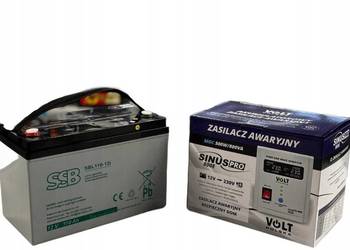 Zestaw UPS Volt Polska 800 VA 800 W + SSB SBL 110-12i