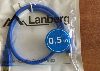 Kabel przewód USB 3.0 - Micro-B O,5 m.