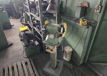 Przemysłowa szlifierka dwutarczowa ELNA SZ 750-1/250 ze stojakiem, 400 V (…