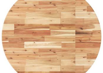 Blat do stolika okrągły Ø90x4 cm lite drewno akacjowe WM-4008705