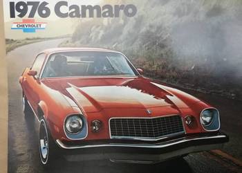 1976 Chevrolet Camaro USA prospekt folder broszura. Idealny na prezent
