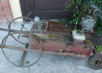 Sprężarka olejowa kompresor HS11.06 pompa zbiornik 50l samoróbka