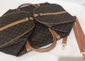 Torba brąz Podróżna skóra eko 60x30x30h NOWA