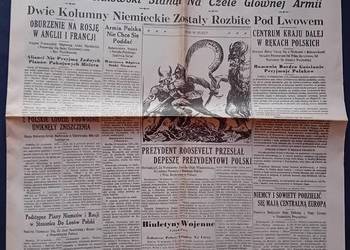 Dziennik Chicagoski. Nr 221, wtorek, 19 września 1939r. REPRINT.
