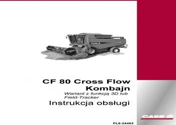 Instrukcja obsługi CASE IH CF 80 CF80