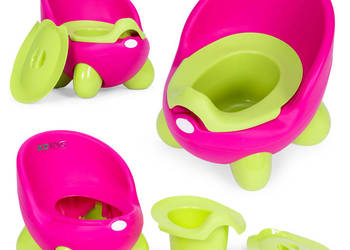 Nocnik toaleta sedes dla dzieci wyjmowany wkład antypoślizgowe nóżki różow…