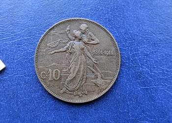 Stare monety 10 centesimi 1911 Włochy