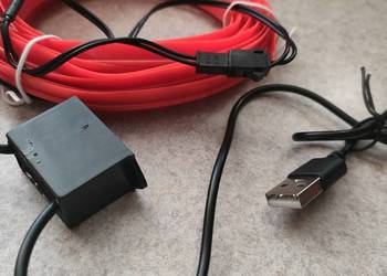 ŚWIATŁOWÓD, LED TAŚMA ,PASEK AMBIENT 5 metrów  USB