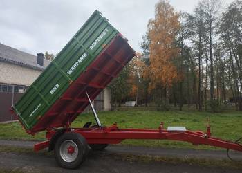 Wywrotka jednoosiowa przyczepa rolnicza
