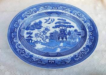 Talerz Old Willow półmisek ADDERLEY 36x28,5cm