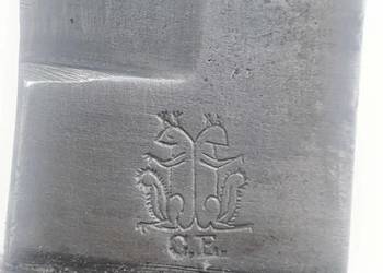 Nóż okopowy z okresu I W.Ś. sygnowany C.E. (Carl Eickhorn, Solingen)