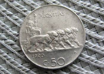 Włochy 50 Centesimi 1920r