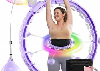 Smart hula hop dla dorosłych ze zmieniającymi się kolorami diodami LED