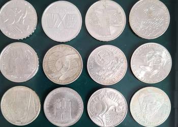 Zestaw Monet Ag 10 DM x 12 (zestaw 4)