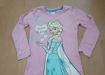 Bluzka bluzeczka T-shirt koszulka długi rękaw Disney - Elsa Frozen
