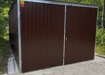 Garaż Blaszany 3x5 RAL 8017 CZEKOLOADOWY BRĄZ