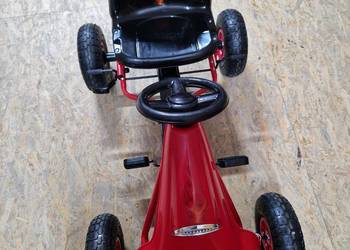 Gokart na pedały Top Racer 64 pompowane koła Red