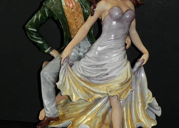 Roceram porcelana grupa figuralna "Walc", 38,5cm