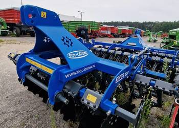 Brona talerzowa lekka BTL ZEUS 220 Pol-Grom wał rurowy