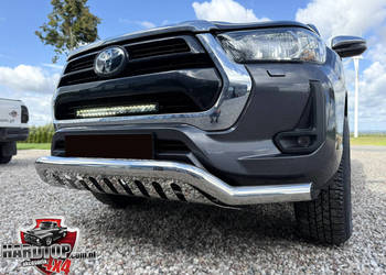 Orurowanie rozłożyste z blachą Toyota Hilux 2021+ Homologacja stal nierdzew