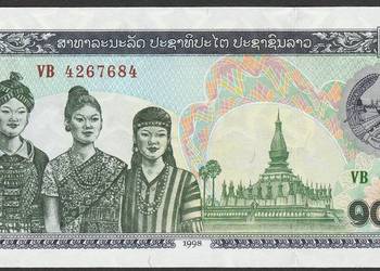 LAOS 1000 kip 1998 - stan bankowy UNC