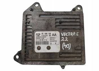 STEROWNIK SILNIKA Opel Vectra C Zafira 2.2 16V Z22YH 55558138 AA 4112508175