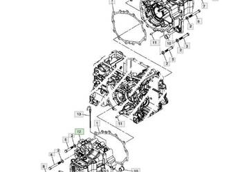 John Deere 3120 3320 3520 3720 - oś tylna obudowa LVU801518