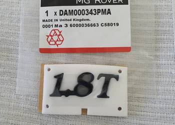 EMBLEMAT ZNACZEK  LOGO 1.8T BADGE DAM000343PMA ROVER MG