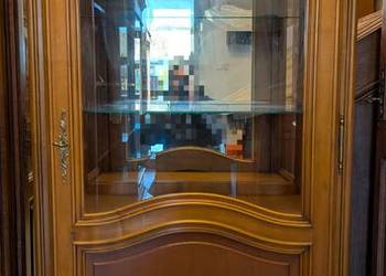 Piękna witryna,serwantka ludwikowska orzech-sklep Dąbrowa Górnicza