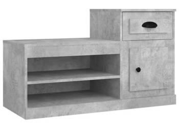 Szafka na buty szarość betonu 100x42x60 cm WM-816420