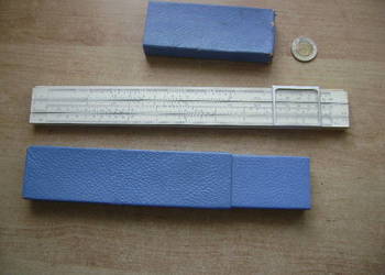 Starocie z PRL - Suwak logarytmiczny radziecki z 1968r.