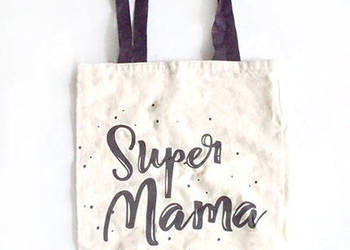eko torba dla mamy, supermama torba, bawełniana torba mama