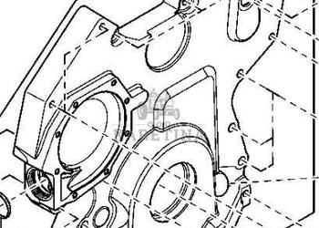 John Deere 6068HLA73 6920 6920S Osłona Silnika Koła Rozrządu CZĘŚCI RE5058…