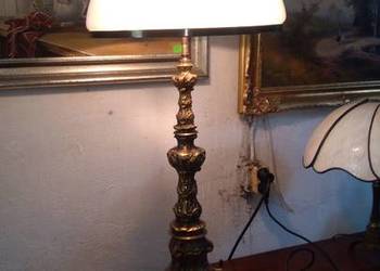 Lampa Tiffany biurkowa mosiądz